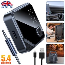 2-in-1 Wireless Bluetooth 5.0 Transmitter Receiver Adapter Audio 3.5mm Jack Aux