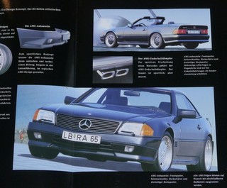 c 1992 Mercedes SL R129 AMG Accessories Brochure Brochure N R107 R230 R231