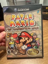Paper Mario: The Thousand-Year Door Nintendo Gamecube Near-CIB video game NO MAN