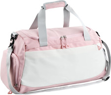 Borsone Palestra Uomo Donna, 50X23X27Cm Borsa Sportiva Con Scomparto per Scarpe