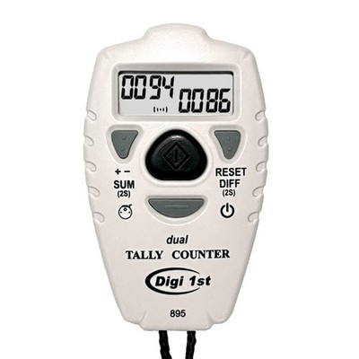 TC-895 Digital Dual Tally Counter, Electronic Up Down Clicker, Pitch, Sports