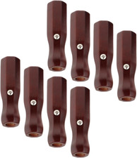 Foosball Handles Wooden Replacement Set 16mm Hole Non-Slip Fits Table Soccer