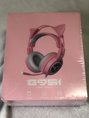 Stincoo Somic G951 Pink Cat Ears Gaming Headband Stereo Headphone Factory Sealed