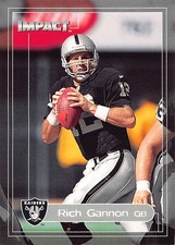 2000 Fleer Skybox Impact Rich Gannon #68 Oakland Raiders NFL Football Card