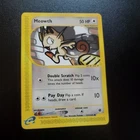 Meowth Expedition Base Set 121/165 Pokémon 2002 Vintage E Reader WOTC
