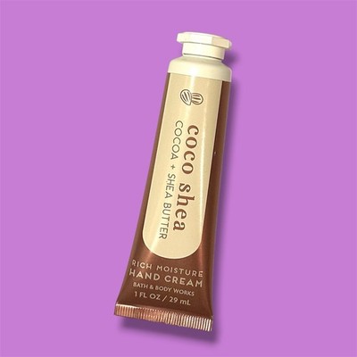 NEW Bath & Body Works Coco Shea Cocoa + Shea Butter Hand Cream 1oz Travel Size
