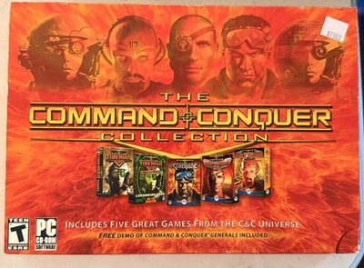PC The Command Conquer Collection 5 Game Box Set C&C Universe 9 discs