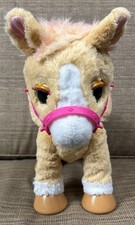 FurReal Cinnamon My Stylin Pink Pony Toy Interactive Talking Horse Works