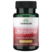 Swanson Ubiquinol 50 mg 60 Softgels