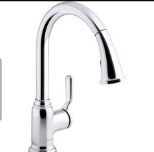 Kohler Sterling 24272 Ludington 1.5 GPM Single Hole Pull Down Kitchen Faucet