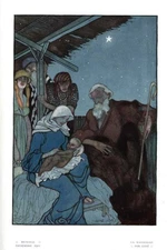 ✨ La Natividad Poster (1911) - 24x36” Vintage Art Nouveau Illustration -