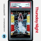 2018 PANINI SELECT #25 LUKA DONCIC TRI-COLOR PRIZM RC CONCOURSE ROOKIE PSA 10