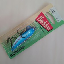 Heddon Sonar X0433BLF 1/2oz Blue Flitter Shad Fishing Lure Used