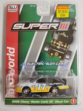 Auto World 2008 Chevy Monte Carlo SS Stock Car HO Scale Slot Car SC399