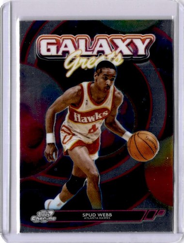 Spud Webb – 2025-26 Topps Cosmic Chrome Basketball · Galaxy Greats #GG-12 Spud Webb