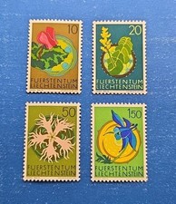 Liechtenstein Stamps, Scott 481-484 Complete Set MNH