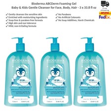 Bioderma ABCDerm Gentle Cleansing Gel for Babies & Children 3x1000ml