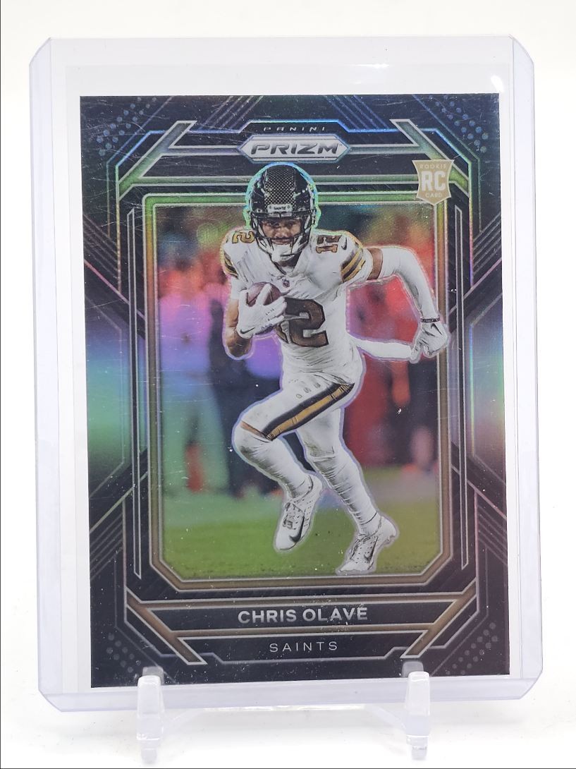 CHRIS OLAVE 2022 PANINI CHRONICLES PRIZM BLACK ROOKIE SILVER RC Q0154