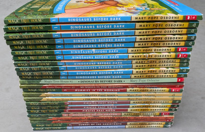 Magic Tree House 24 Mixed Book PB With Duplicates Chapter Book Lot Osborne