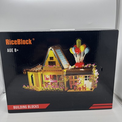Mini Blocks Ancient Street Flower House Building Set Nano Bricks DIY Puzzle