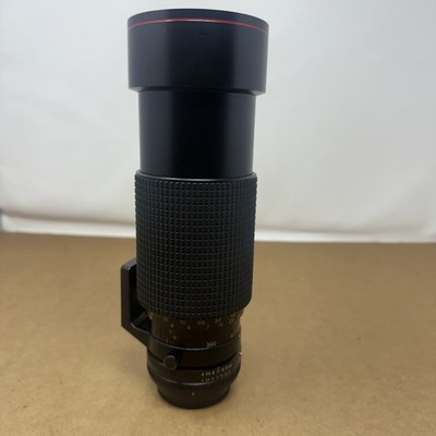 Tokina AT X SD 100 300mm F4 Canon FD Mount w  Tripod Seat Lens C2597