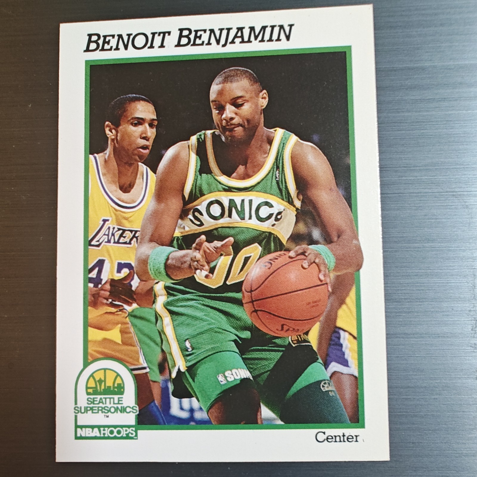 1991-92 Hoops #197 Benoit Benjamin Seattle SuperSonics