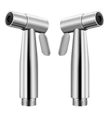 2 Pack Stainless Steel 304 Bidet Sprayer Head Stainless Steel Attachment for ...