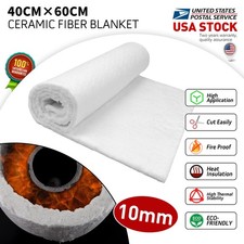 24"x16" Ceramic Fiber Blanket Fireproof Insulation Mat For Forge,Foundry,Furnace