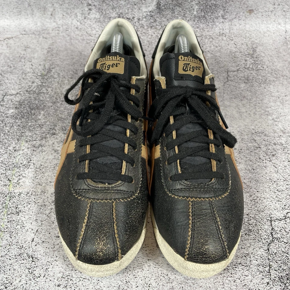 Onitsuka Tiger Corsair Black/Golden Sneakers Shoes Size US 8,5 EUR 42 - Image 3 of 4