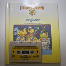 Teddy Ruxpin Grunge Music Book And Cassette Tape Adventure Series 1985🔥
