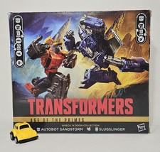 Hasbro Transformers Age of the Primes - Wreck 'n Doom  Sandstorm & Slugslinger