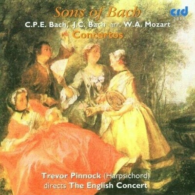 CPE Bach Harpichord Concertos Pinnock CD