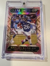 Saquon Barkley 2020 Illusions Clear Shots 33/50 #9