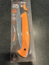 Fiskars Pro 10" Garden Saw Folding Curved Tapered Blade 9496 New