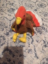 Ty Beanie Babies Gobbles The Turkey No Tag
