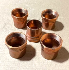 5 Pcs 2" Female COPPER ADAPTER