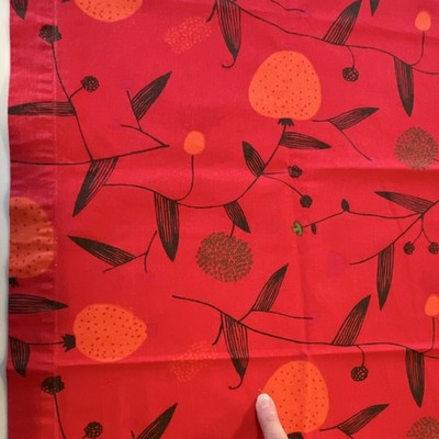 Marimekko Original Finland Summer Strawberries 100% Cotton Table Runner