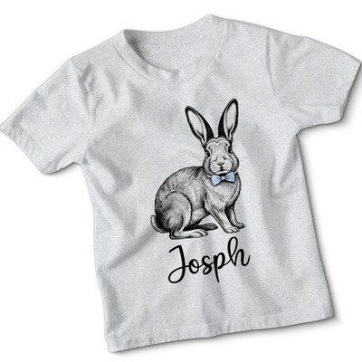 Personalisiertes Kinder-T-Shirt Ostern Fügen Sie diesem süßen Namen Ihres Kindes hinzu