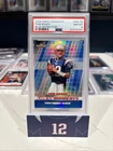 TOM BRADY 2008 TOPPS FINEST BLUE REFRACTOR /299 PSA 8 INVEST GOAT HOF MVP TB12