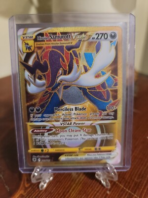 Pokemon Astral Radiance Hisuian Samurott VSTAR Full Art Secret Rare Gold 209/189