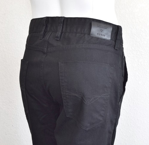 GUESS Men’s Baggy Slim Tapered Jeans in Resin Rinse Wash sz 32 - Picture 6 of 9