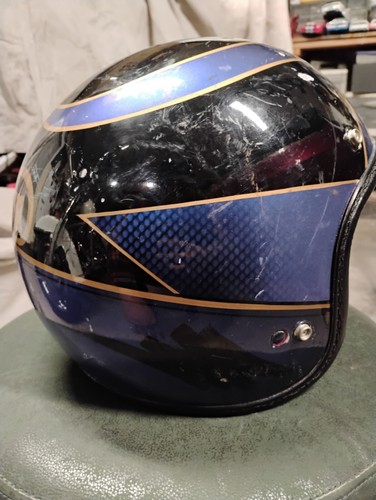 Challenger S Arai Open face helmet size XL Custom Painted Norton Vintage 1971 - Picture 9 of 16