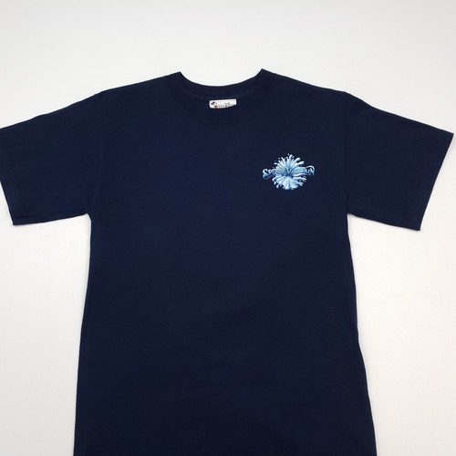 Vintage Disney World Splash Mountain T-Shirt Small Navy Blue Large Print Cotton - Picture 3 of 19