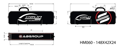 Sab Goblin 630/700/770/Urukay Competition/Speed Carry Bag - NO FREE SHIPPING - Picture 5 of 5
