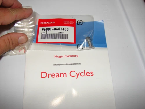 NOS GENUINE Honda New Flange Bolt 6x14 OEM 96001-0601400 FAST SHIPPING