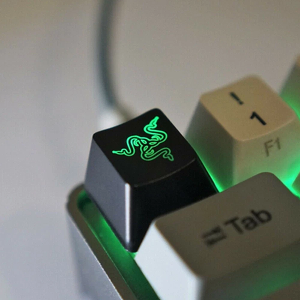 Mechanical Keyboard Backlit ABS ESC Keycap Cross Shaft R4 Translucent Key Cap