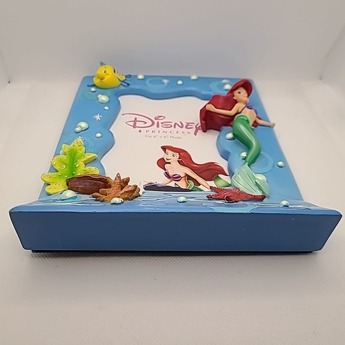 Vintage 3D Disney Princess Little Mermaid Ariel Fits 4x6 Picture Photo- Read - Picture 7 of 12