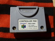 Official Nintendo 64 Memory Card *N64* Controller Pak NUS-004 OEM Authentic