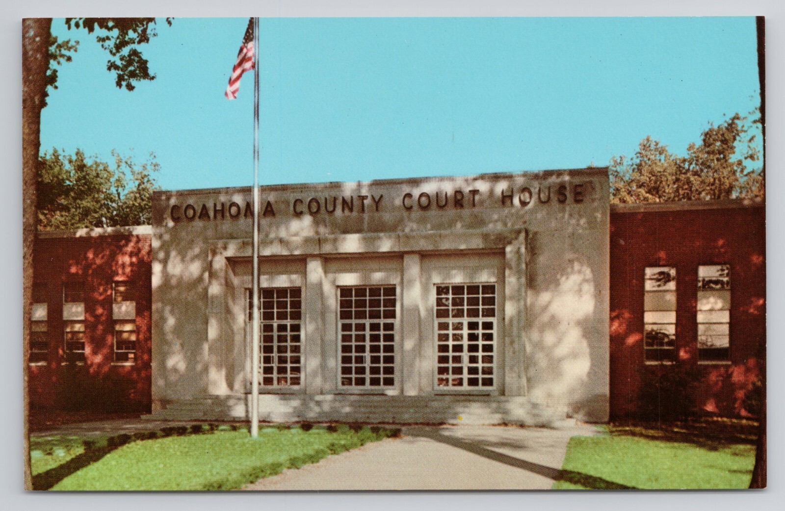 Coahoma County Court House Clarksdale, MS Chrome Postcard 877 eBay