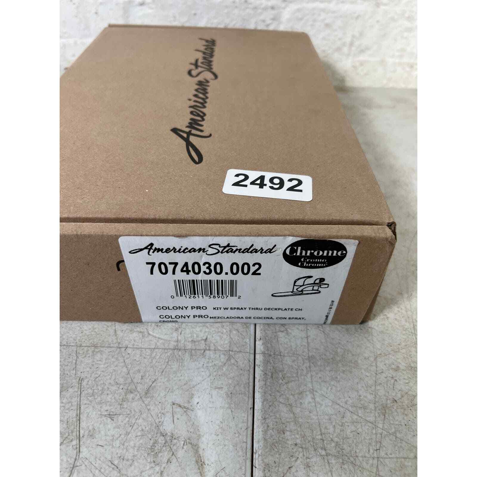 American Standard Single-Handle Kitchen Faucet with Side Spray, 7074030.002